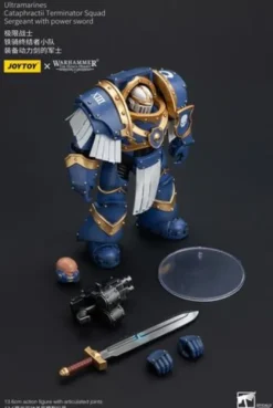 Warhammer The Horus Heresy Figura 1/18 Ultramarines Cataphractii Terminator Squad Sergeant with Power Sword 14 cm