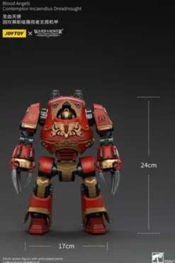 Warhammer The Horus Heresy Figura 1/18 Blood Angels Contemptor-Incaendius Dreadnought 24 cm
