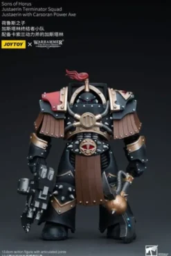 Warhammer The Horus Heresy Figura 1/18 Sons of Horus Justaerin Terminator Squad Justaerin with Carsoran Power Axe 12 cm