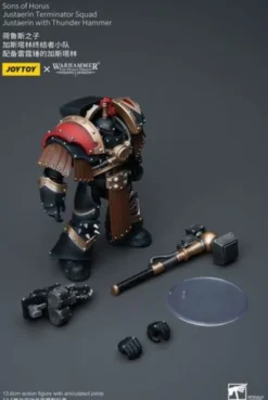 Warhammer The Horus Heresy Figura 1/18 Sons of Horus Justaerin Terminator Squad Justaerin with Thunder Hammer 12 cm