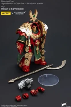 Warhammer The Horus Heresy Figura 1/18 Thousand sons Legion Praetor in Cataphractii Terminator Armour 12 cm