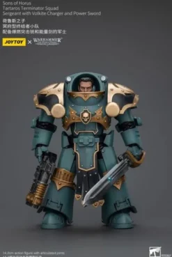 Warhammer The Horus Heresy Figura 1/18 Tartaros Terminator Squad Sergeant With Volkite Charger And Power Sword 12 cm