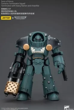 Warhammer The Horus Heresy Figura 1/18 Tartaros Terminator Squad Terminator With Heavy Flamer And Chainfist 12 cm
