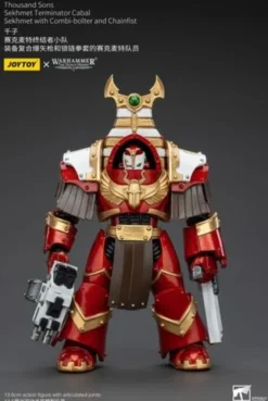 Warhammer The Horus Heresy Figura 1/18 Thousand Sons Sekhmet Terminator Cabal Sekhmet with Combi-Bolter and Chainfist 14 cm