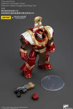 Warhammer The Horus Heresy Figura 1/18 Thousand Sons Sekhmet Terminator Cabal Sekhmet Volkite Charger and Power Fist 14 cm