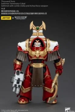 Warhammer The Horus Heresy Figura 1/18 Thousand Sons Sekhmet Terminator Cabal Sekhmet with Combi-Melta and Achea Force Weapon 14 cm