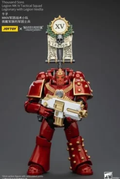 Warhammer The Horus Heresy Figura 1/18 Thousand Sons Legion MK IV Tactical Squad Legionary with Legion Vexilla 12 cm