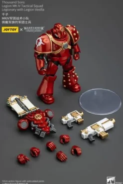 Warhammer The Horus Heresy Figura 1/18 Thousand Sons Legion MK IV Tactical Squad Legionary with Legion Vexilla 12 cm