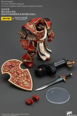 Warhammer The Horus Heresy Figura 1/18 Blood Angels Crimson Paladins Squad Crimson Paladin with Iliastus Assault Cannon 14 cm