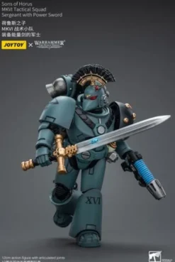 Warhammer The Horus Heresy Figura 1/18 Sons of Horus MKVI Tactical Squad Sergeant with Power Sword