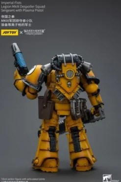 Warhammer The Horus Heresy Figura 1/18 Imperial Fists Legion MkIII Despoiler Squad Sergeant with Plasma Pistol