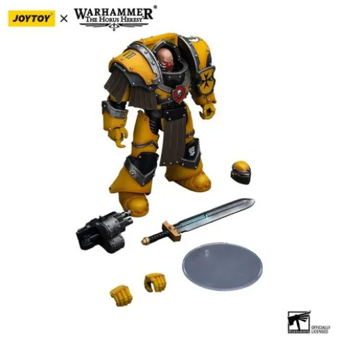 Warhammer The Horus Heresy Figura 1/18 Imperial Fists Legion Cataphractii Terminator Squad Legion Cataphractii Sergeant with Power Sword