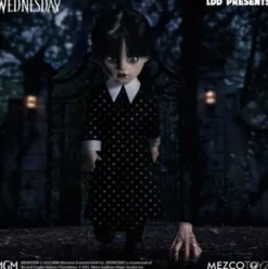 Wednesday Living Dead Dolls Muñeco Wednesday Addams 25 cm