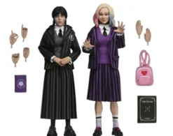 Wednesday Paquete de 2 Figuras Wednesday Addams (Nevermore Uniform) and Enid 20 cm