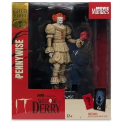 Welcome to Derry Estatua PVC Movie Maniacs Pennywise (Flashback) (Gold Label) 16 cm