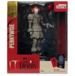 Welcome to Derry Estatua PVC Movie Maniacs Pennywise (Gold Label) 16 cm