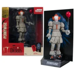 Welcome to Derry Estatua PVC Movie Maniacs Pennywise (Gold Label) 16 cm