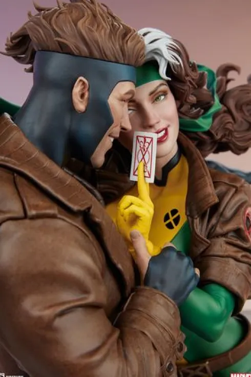 X-Men 97 Rogue & Gambit Estatua Sideshow Marvel