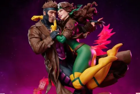 X-Men 97 Rogue & Gambit Estatua Sideshow Marvel