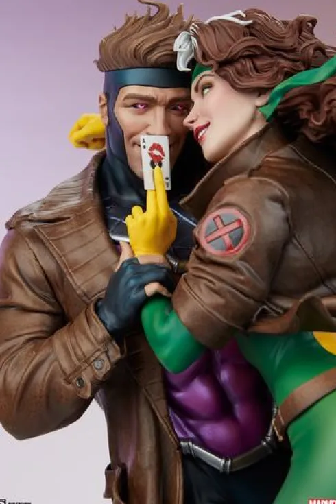X-Men 97 Rogue & Gambit Estatua Sideshow Marvel