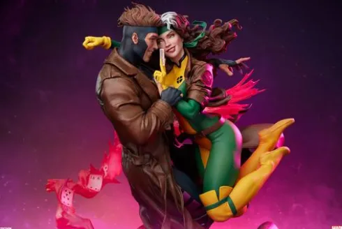 X-Men 97 Rogue & Gambit Estatua Sideshow Marvel